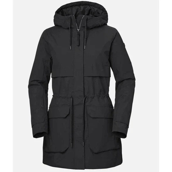 NWT Helly Hansen Boyne Insulated 2.0 Women’s Parka Winter Coat Black S - Picture 1 of 8